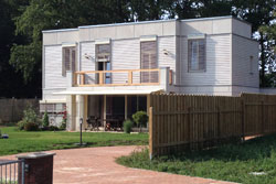 Neubau eines Passivhauses